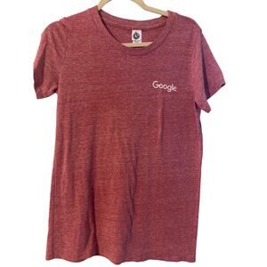Women’s Size Large Burnt Red Google Shirt like new